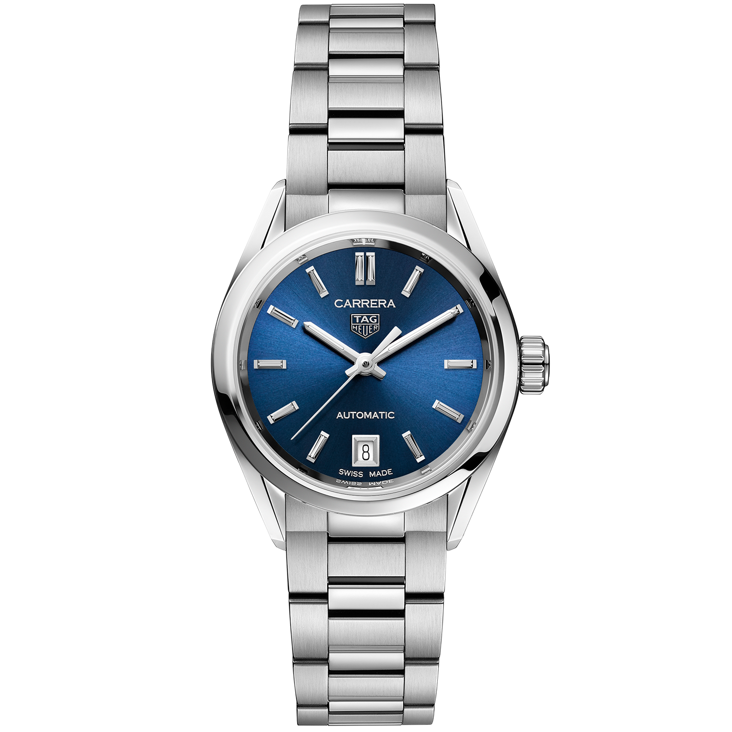 TAG Heuer Carrera Calibre 9 Automatic Ladies' Blue Steel Watch